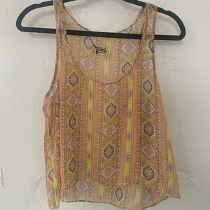 Show me your Mumu Hi-Lo 60’s print Tank Top